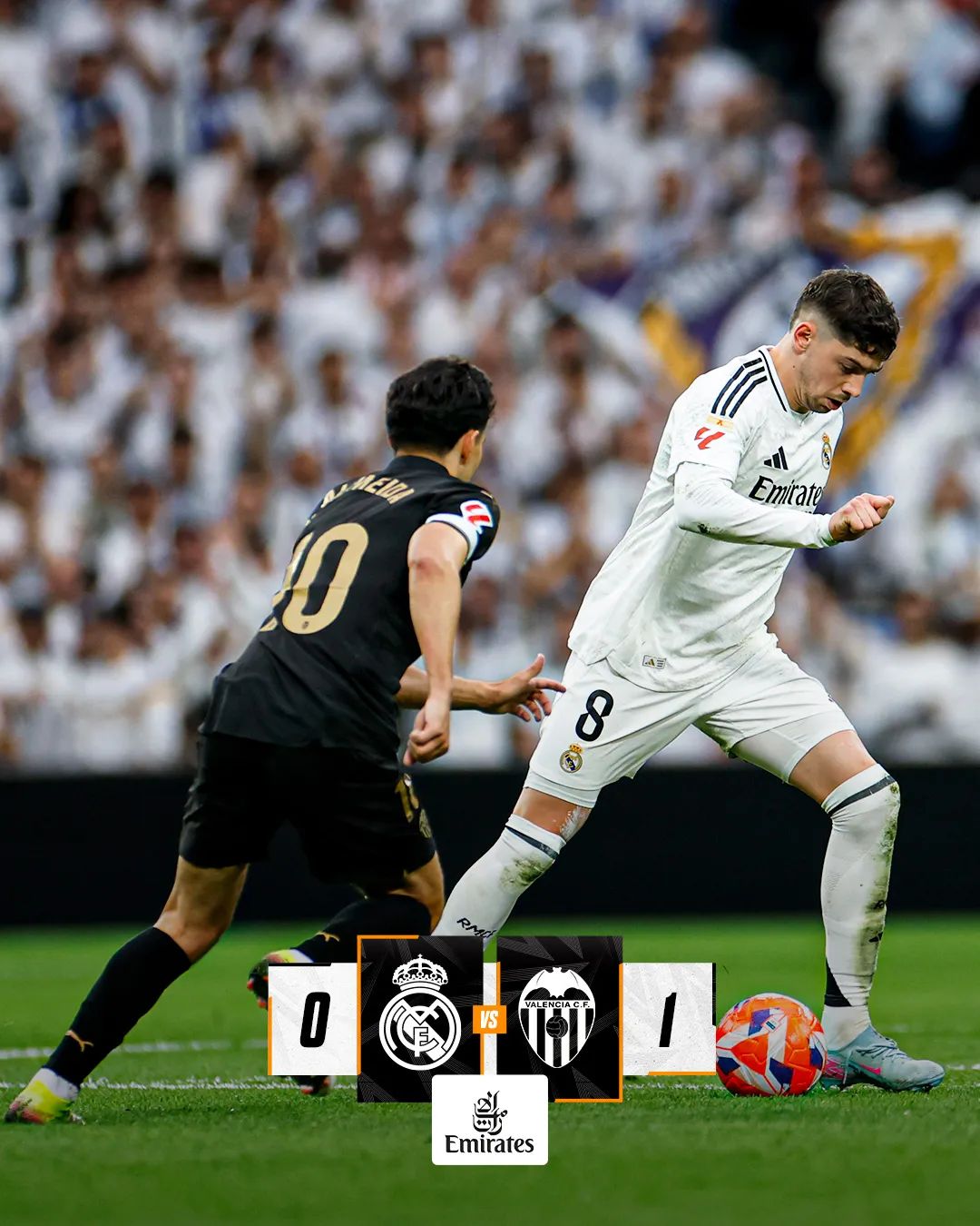 瓦伦西亚主场战平，保住西甲前四位置